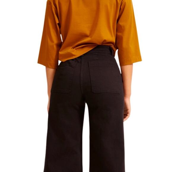 Everlane The Wide Leg Crop Pant Size 2 - Picture 5 of 13